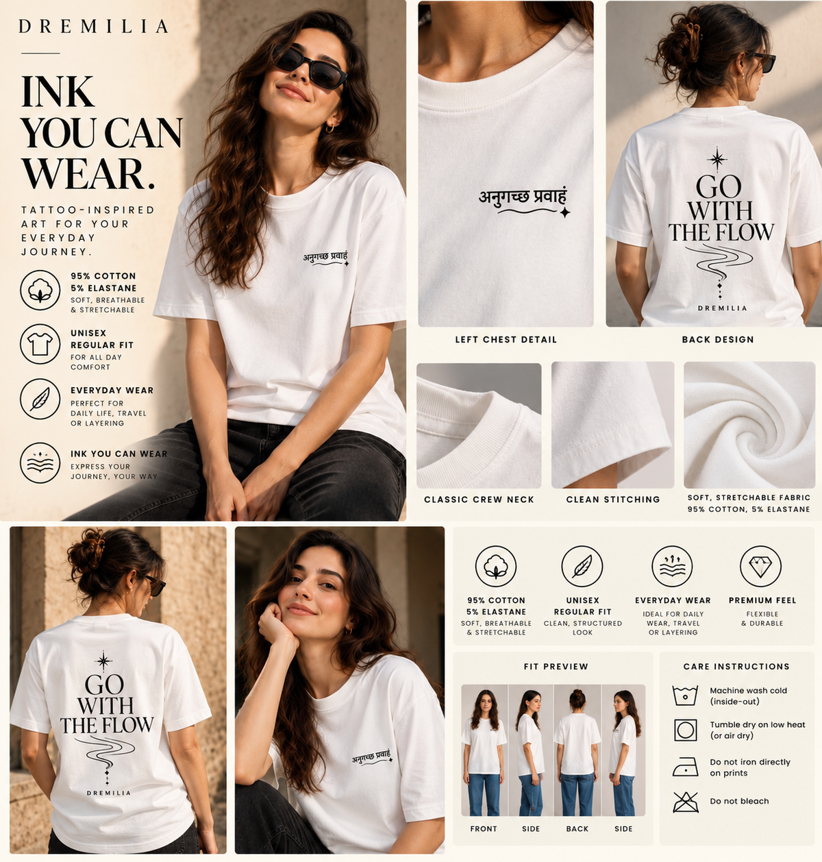 Unisex Stretch T-shirt